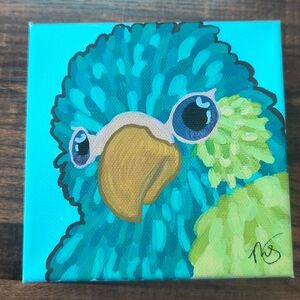 Vibrant Parrot Art Painting